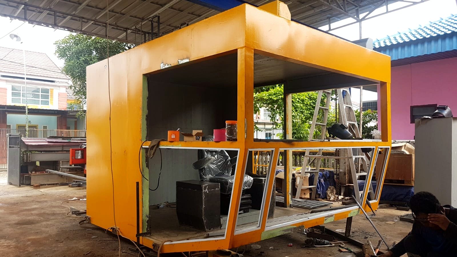Operator Cabin Refurbishment — Fabrication to Finished Condition — After