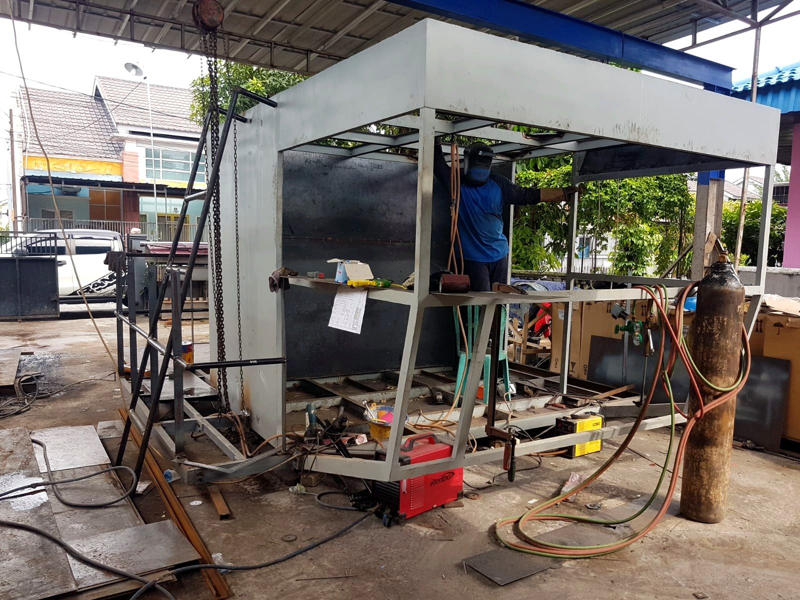Operator Cabin Refurbishment — Fabrication to Finished Condition — Before