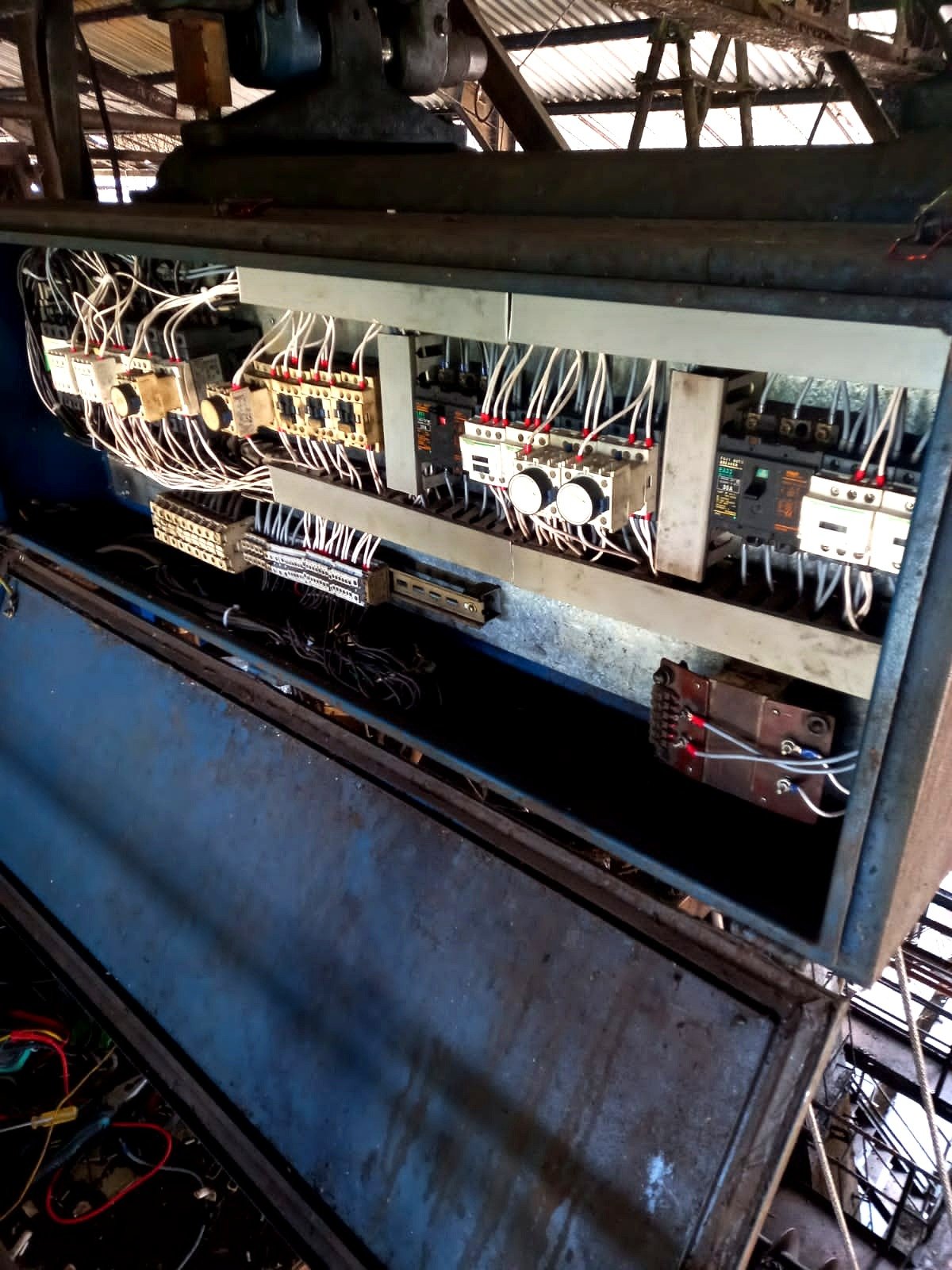 Electrical control-panel detail.